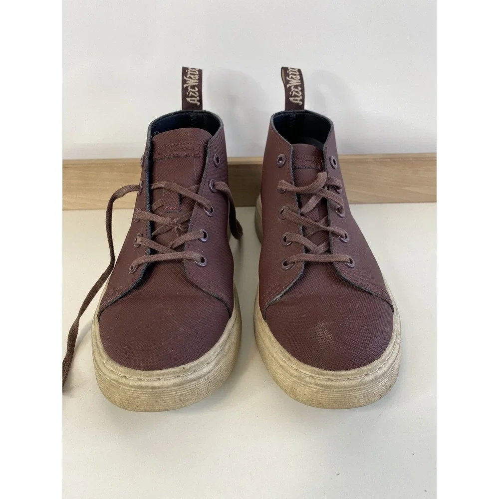 Dr Doc Martens Leather Chukka Boots Baynes Ajax Oxblood Shoes / US 8 EU 39‎